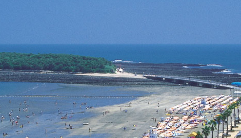 青島ビーチ写真